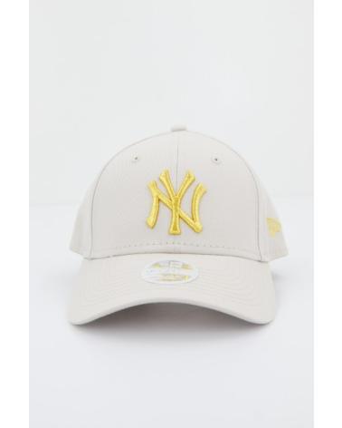 Gorros-y-gorras-para-aficionados-al-deporte-NEW-ERA-GORRAS-MUJER-MODELO-WMNS-METALLIC-LOGO-9FORTY-COLOR-BEIS-STN-STNMTG