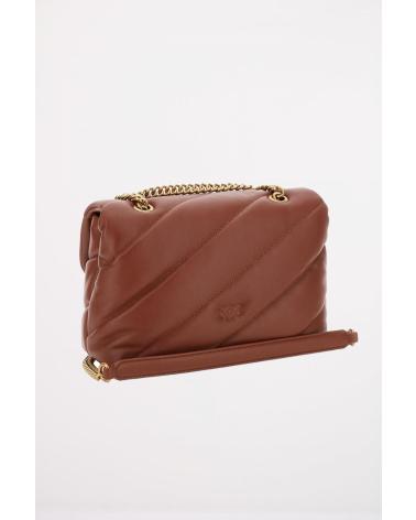-PINKO-BOLSOS-MUJER-MODELO-LOVE-CLASSIC-PUFF-CL-SH-COLOR-MARRON-L84-L84Q