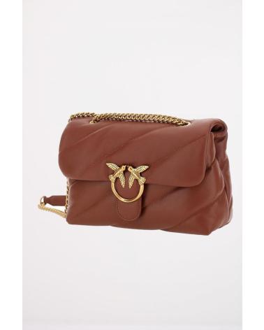 -PINKO-BOLSOS-MUJER-MODELO-LOVE-CLASSIC-PUFF-CL-SH-COLOR-MARRON-L84-L84Q