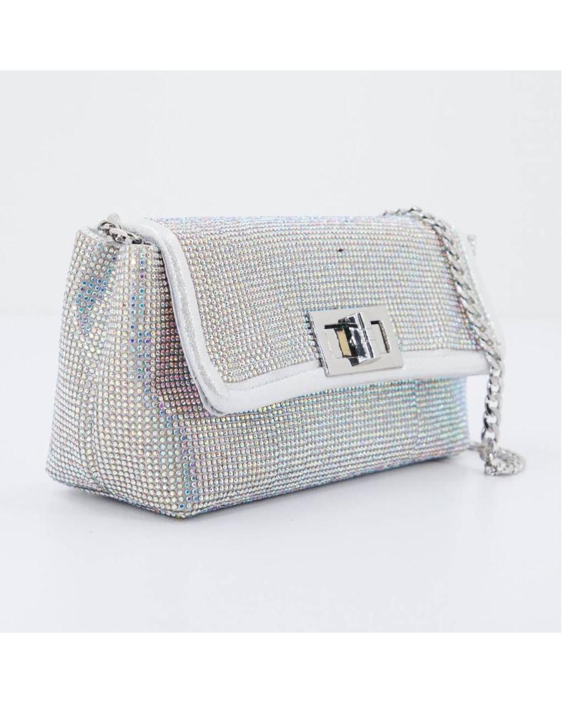 BOLSA A TIRACOLO MENBUR 85297M COR PRATA SILVER