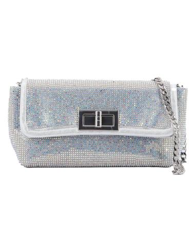 BOLSA A TIRACOLO MENBUR 85297M COR PRATA SILVER