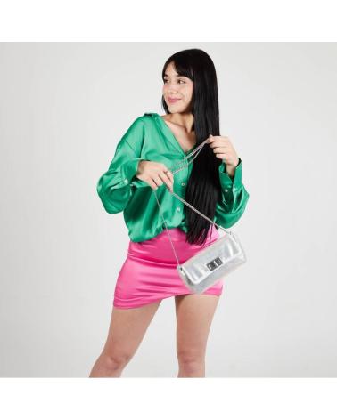 BOLSA A TIRACOLO MENBUR 85297M COR PRATA SILVER