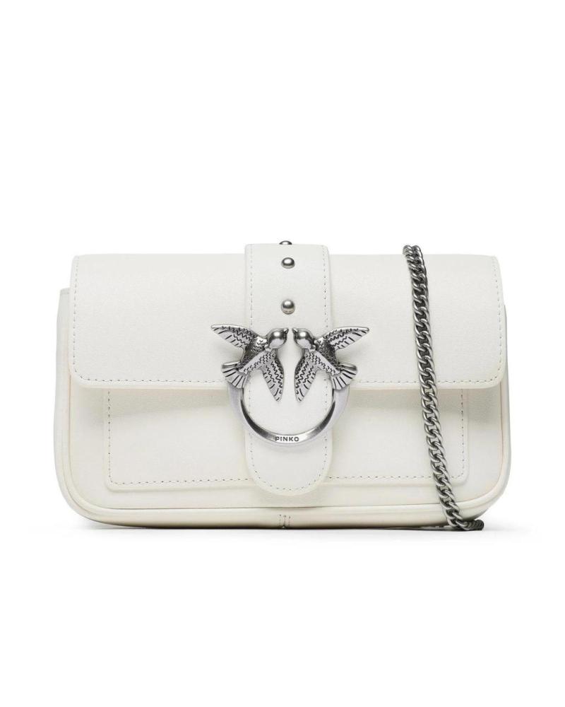 -PINKO-BOLSOS-MUJER-MODELO-LOVE-ONE-POCKET-C-COLOR-BLANCO-Z14O