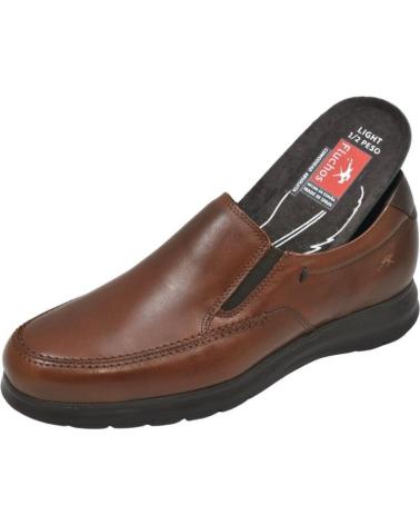 Chaussures pour Homme FLUCHOS ZETA F0603 ZAPATOS SIN CORDONES DE PIEL PARA HOMBRE BRISTOL NUEZ