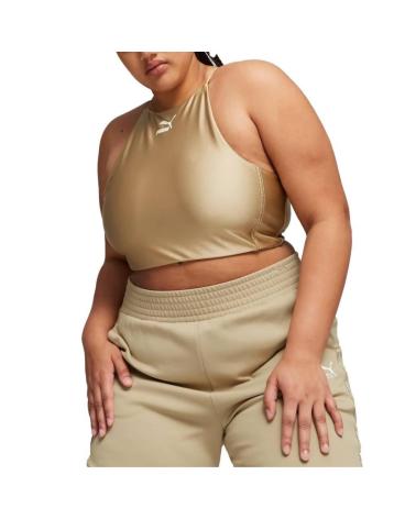 CROP TOP BRILLANT PUMA T7 SHINY TOP BRONZE SNDDNE SNDDNE
