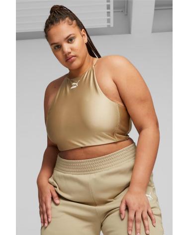 CROP TOP BRILLANT PUMA T7 SHINY TOP BRONZE SNDDNE SNDDNE