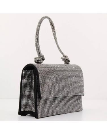 BOLSO DE MANO MENBUR MODELO 85461M GRIS PLATA BLACK