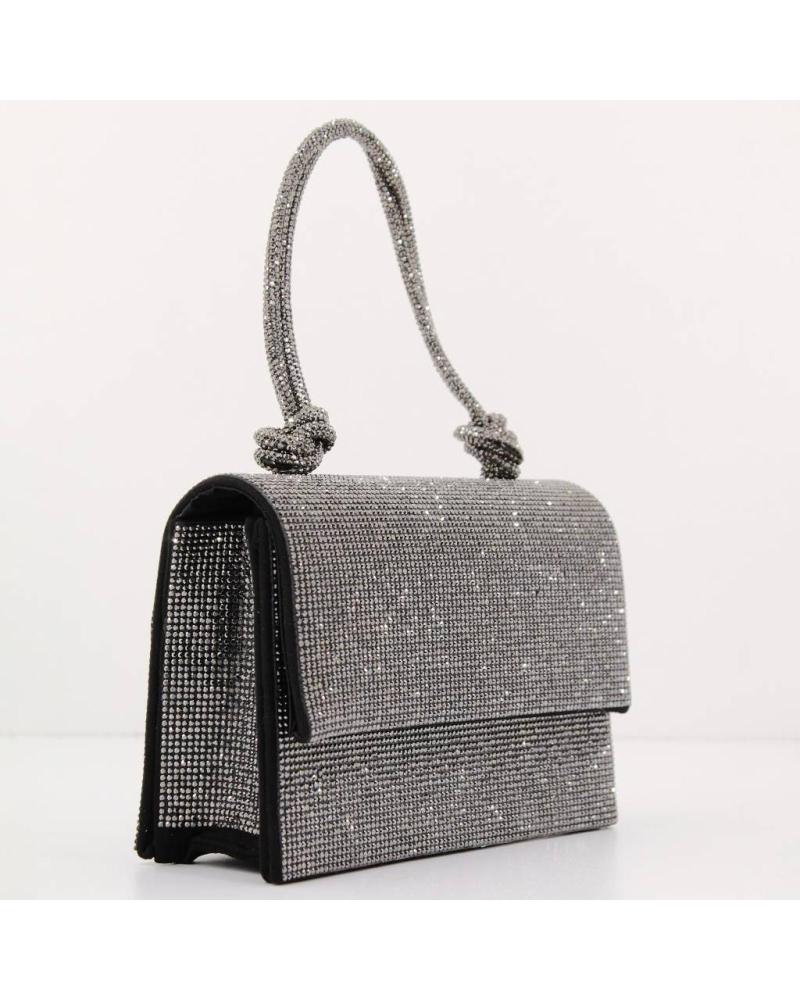 BOLSO DE MANO MENBUR MODELO 85461M GRIS PLATA BLACK
