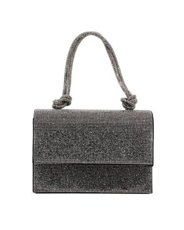 BOLSO DE MANO MENBUR MODELO 85461M GRIS PLATA BLACK