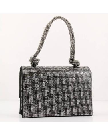 BOLSO DE MANO MENBUR MODELO 85461M GRIS PLATA BLACK