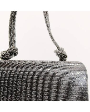 BOLSO DE MANO MENBUR MODELO 85461M GRIS PLATA BLACK