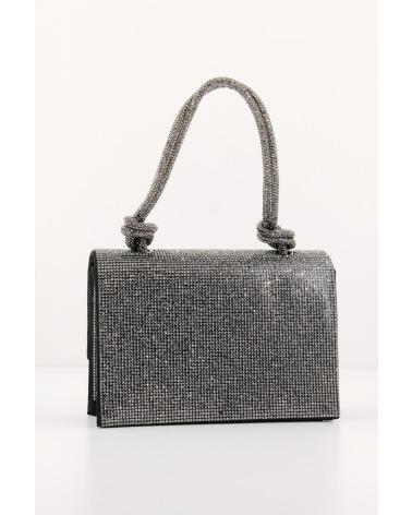 BOLSO DE MANO MENBUR MODELO 85461M GRIS PLATA BLACK