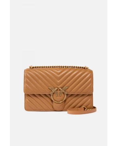 -PINKO-BOLSOS-MUJER-MODELO-LOVE-ONE-CLASSIC-DC-SHEEP-COLOR-MARRON-C-C83Q