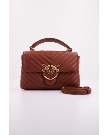 -PINKO-BOLSOS-MUJER-MODELO-LOVE-LADY-PUFF-MINI-CL-COLOR-MARRON-L84Q