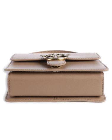 -PINKO-BOLSOS-MUJER-MODELO-LOVE-ONE-TOP-HANDLE-MIN-COLOR-NUDE-O81Q