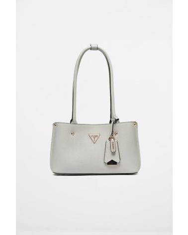 BOLSA GUESS MERIDIAN SHOULDER SATCHEL BEGE IVO