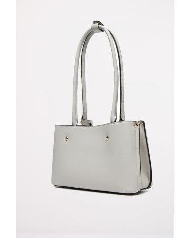 BOLSA GUESS MERIDIAN SHOULDER SATCHEL BEGE IVO