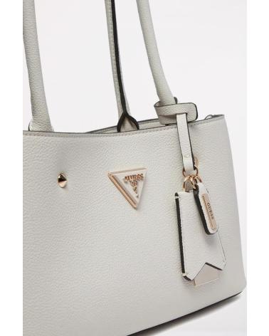 BOLSA GUESS MERIDIAN SHOULDER SATCHEL BEGE IVO