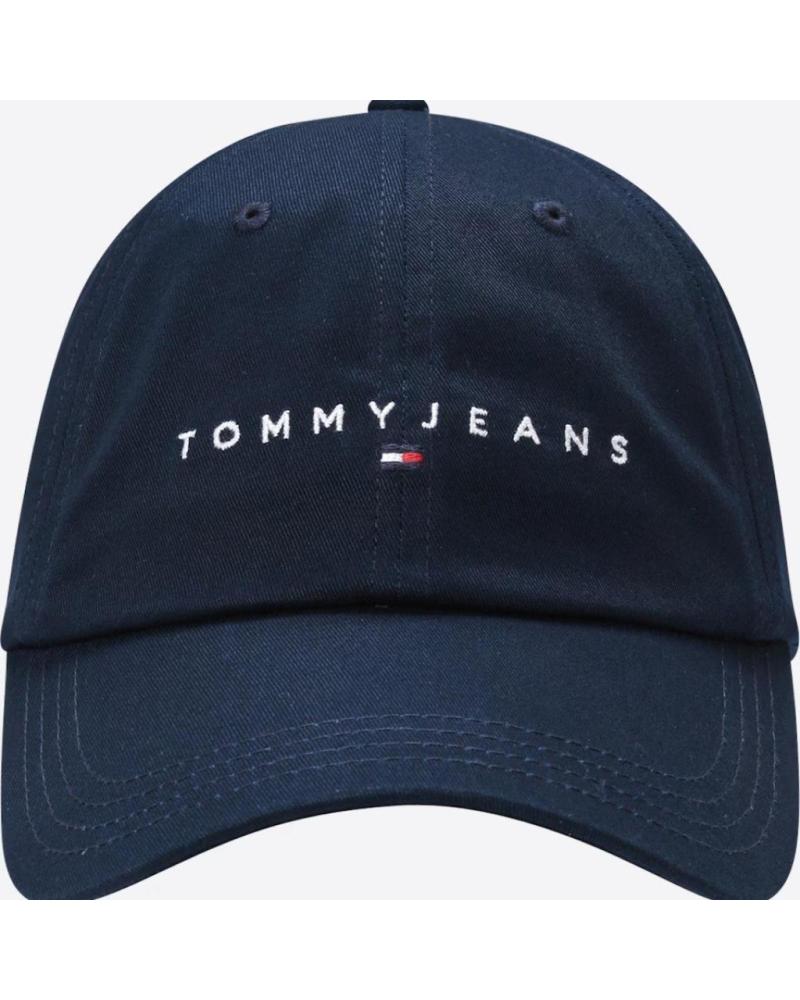 CASQUETTE TOMMY HILFIGER TJW LINEAR LOGO 6 PANEL CAP BLEU MARINE C1G C1G