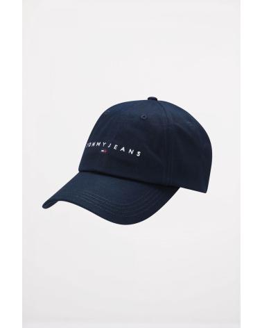 CASQUETTE TOMMY HILFIGER TJW LINEAR LOGO 6 PANEL CAP BLEU MARINE C1G C1G