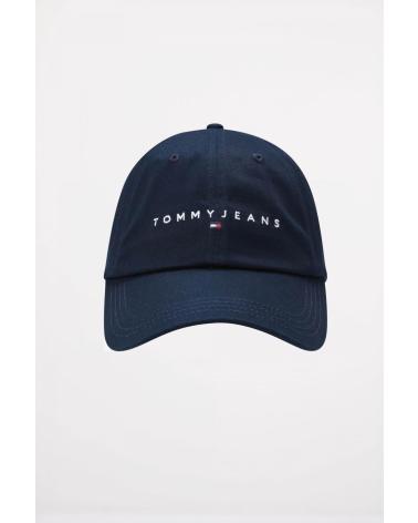 CASQUETTE TOMMY HILFIGER TJW LINEAR LOGO 6 PANEL CAP BLEU MARINE C1G C1G