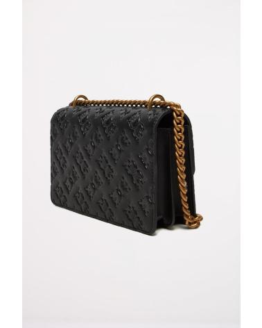 -PINKO-BOLSOS-MUJER-MODELO-LOVE-ONE-MINI-DC-COLOR-NEGRO-Z99Q
