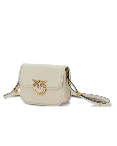 PINKO LOVE BOX BAG FL M UMHÄNGETASCHE WEISS Z14Q Z14Q