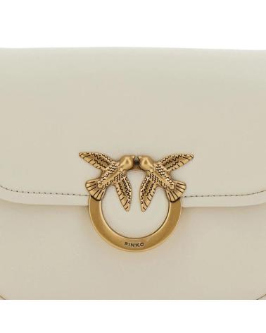 PINKO LOVE BOX BAG FL M UMHÄNGETASCHE WEISS Z14Q Z14Q