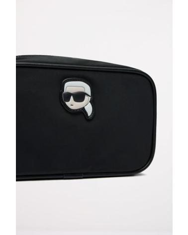KARL LAGERFELD IKON NYLON CAMERA BAG UMHÄNGETASCHE SCHWARZ BLACK