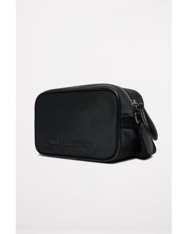 KARL LAGERFELD IKON NYLON CAMERA BAG UMHÄNGETASCHE SCHWARZ BLACK