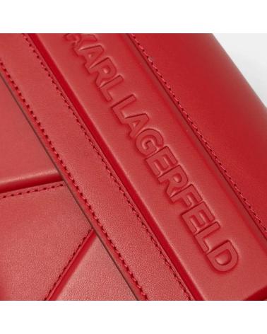SAC BANDOULIÈRE KARL LAGERFELD IKON K SOFT CROSSBODY ROUGE KLSCRD KLSCRD