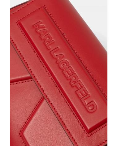 SAC BANDOULIÈRE KARL LAGERFELD IKON K SOFT CROSSBODY ROUGE KLSCRD KLSCRD