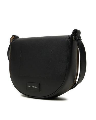 -KARL-LAGERFELD-BOLSOS-MUJER-MODELO-CIRCLE-SADDLE-PERFORTATED-COLOR-NEGRO-BL-BLACK