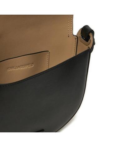 -KARL-LAGERFELD-BOLSOS-MUJER-MODELO-CIRCLE-SADDLE-PERFORTATED-COLOR-NEGRO-BL-BLACK