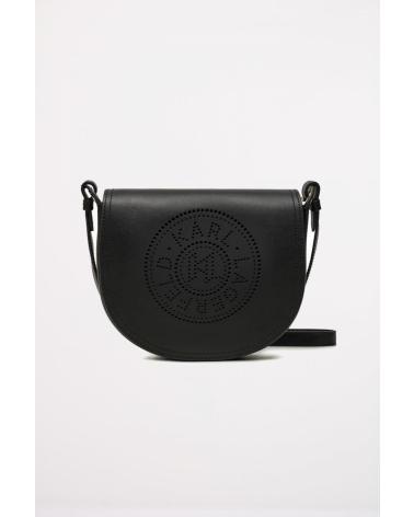 -KARL-LAGERFELD-BOLSOS-MUJER-MODELO-CIRCLE-SADDLE-PERFORTATED-COLOR-NEGRO-BL-BLACK