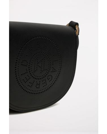 -KARL-LAGERFELD-BOLSOS-MUJER-MODELO-CIRCLE-SADDLE-PERFORTATED-COLOR-NEGRO-BL-BLACK