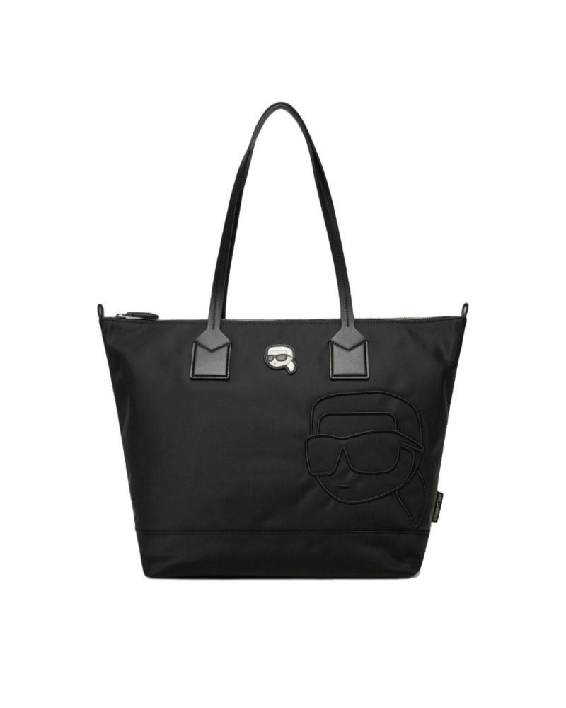 -KARL-LAGERFELD-BOLSOS-MUJER-MODELO-IKON-NYLON-NFT-LG-TOTE-COLOR-NEGRO-BLACK