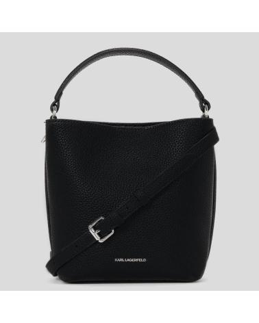Taschen-für-damen-KARL-LAGERFELD-BOLSOS-MUJER-MODELO-IKON-PEBBLE-BUKET-BAG-COLOR-NEGRO-BLACK