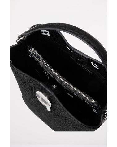 Taschen-für-damen-KARL-LAGERFELD-BOLSOS-MUJER-MODELO-IKON-PEBBLE-BUKET-BAG-COLOR-NEGRO-BLACK
