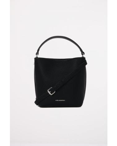 Taschen-für-damen-KARL-LAGERFELD-BOLSOS-MUJER-MODELO-IKON-PEBBLE-BUKET-BAG-COLOR-NEGRO-BLACK