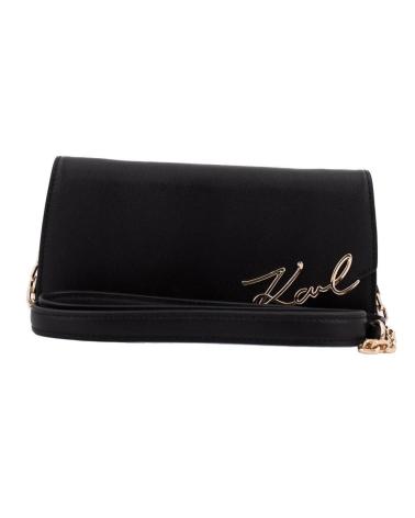 -KARL-LAGERFELD-BOLSOS-MUJER-MODELO-SIGNATURE-CB-WALLET-GP-COLOR-NEGRO-BLKGL-BLKGLD