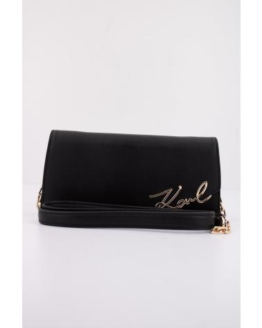 -KARL-LAGERFELD-BOLSOS-MUJER-MODELO-SIGNATURE-CB-WALLET-GP-COLOR-NEGRO-BLKGL-BLKGLD