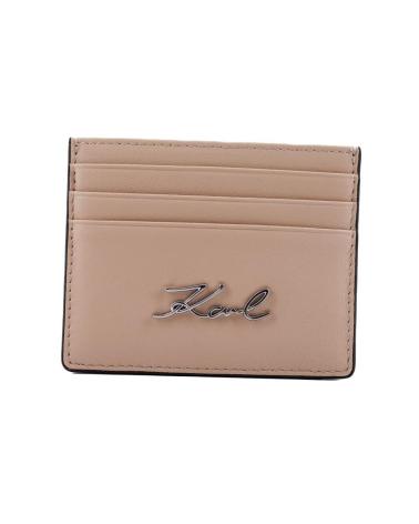 -KARL-LAGERFELD-CARTERAS-MUJER-MODELO-SIGNATURE-CARDHOLDER-COLOR-BEIS-TRNBGE