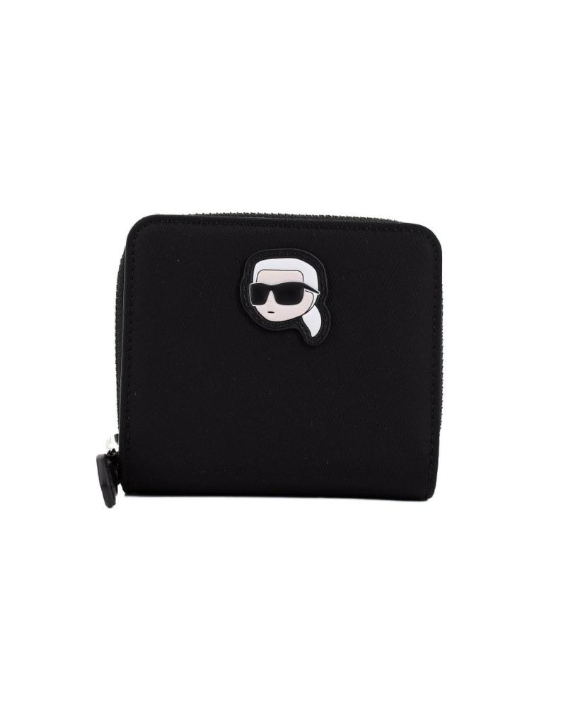 -KARL-LAGERFELD-CARTERAS-MUJER-MODELO-IKON-NYLON-MD-BFD-WLLT-COLOR-NEGRO-BLA-BLACK