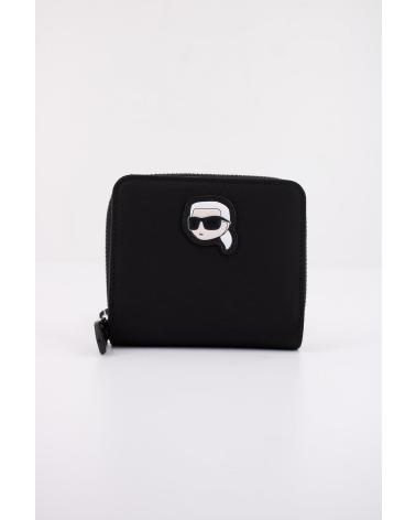 -KARL-LAGERFELD-CARTERAS-MUJER-MODELO-IKON-NYLON-MD-BFD-WLLT-COLOR-NEGRO-BLA-BLACK