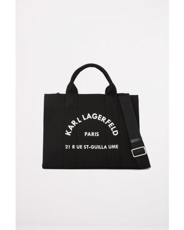KARL LAGERFELD BOLSOS MUJER MODELO RSG SQUARE MEDIUM TOTE COLOR NEGRO BLACK