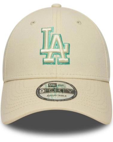 BONÉ AJUSTÁVEL NEW ERA LA DODGERS TEAM OUTLINE CREAM 9FORTY ADJ LTCATE LTCATE