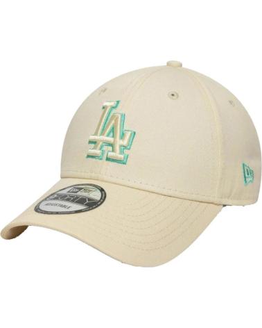 NEW ERA GORRAS MUJER MODELO LA DODGERS TEAM OUTLINE CREAM 9FORTY ADJ LTCATE