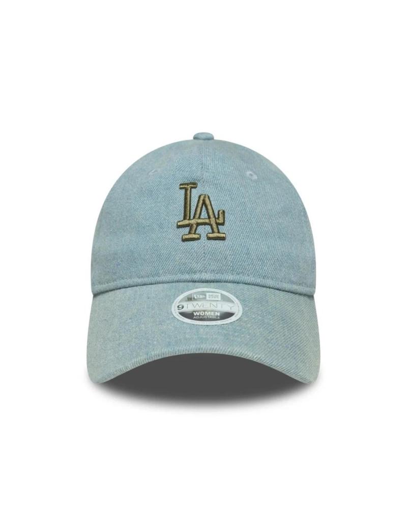 NEW ERA LA DODGERS WOMENS MLB DENIM PASTELLBLAU PABNOV KAPPE PABNOV