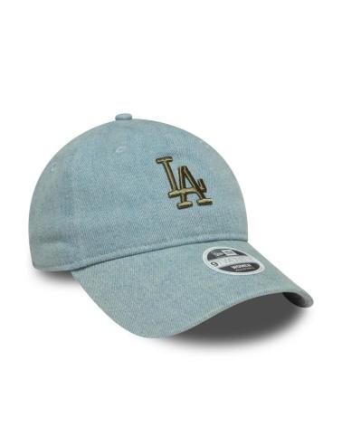 NEW ERA LA DODGERS WOMENS MLB DENIM PASTELLBLAU PABNOV KAPPE PABNOV